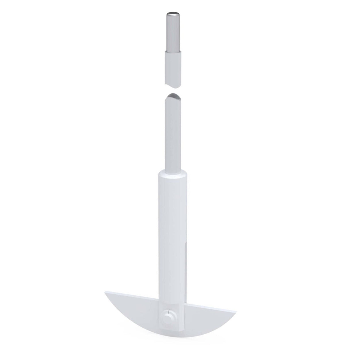 BOLA Moon-Shaped Stirrer Shafts (PTFE ) - L 450 mm Ø 8 mm NS 24/29