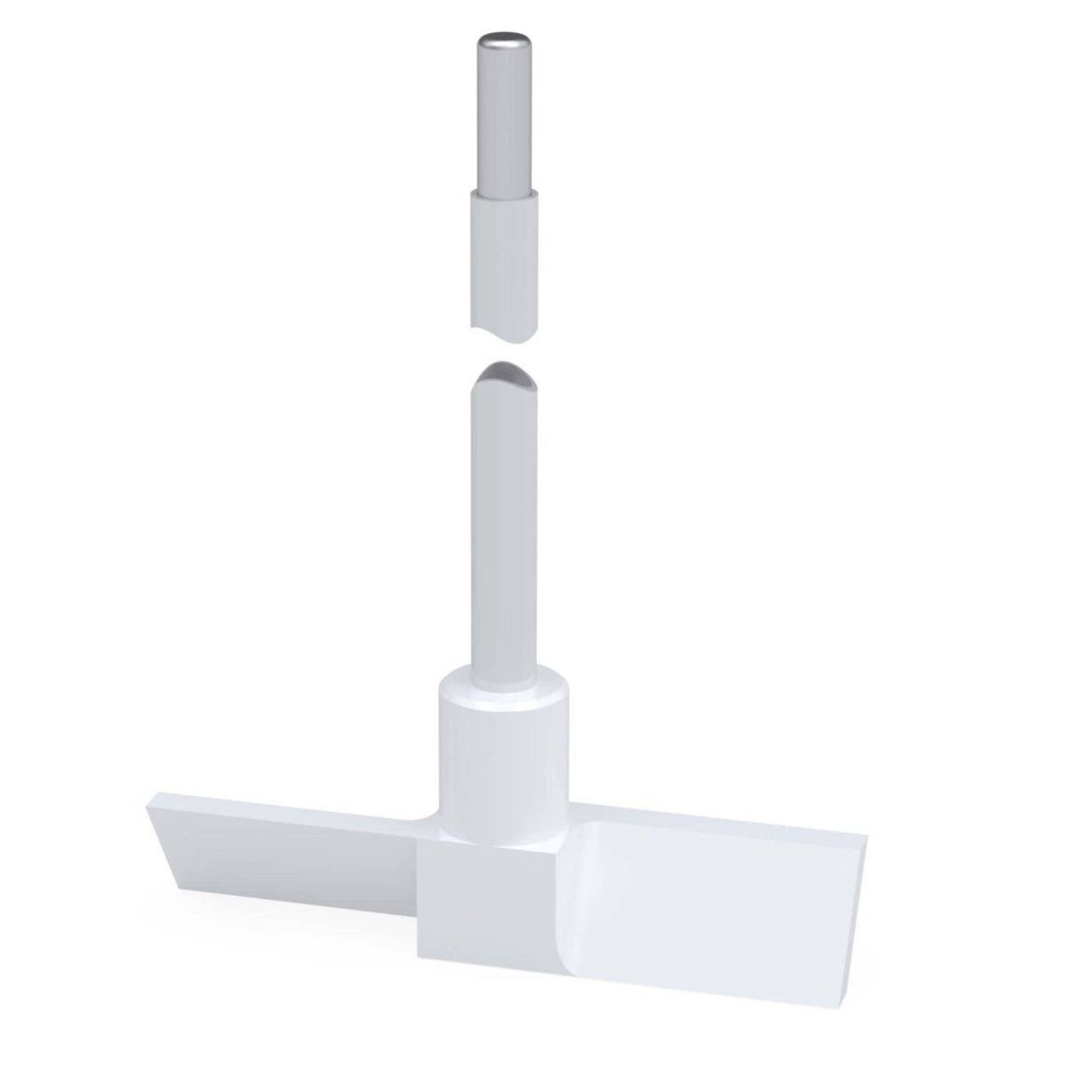 BOLA Stirrer Shafts with One Paddle (PTFE ) - L 600 mm Ø 10mm aØ 110x20 mm