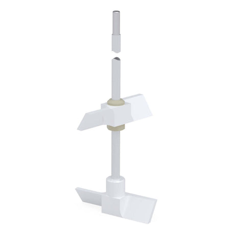 BOLA Stirrer Shafts with Two Paddles (PTFE ) - L 800 mm Ø 10mm aØ 110x20 mm