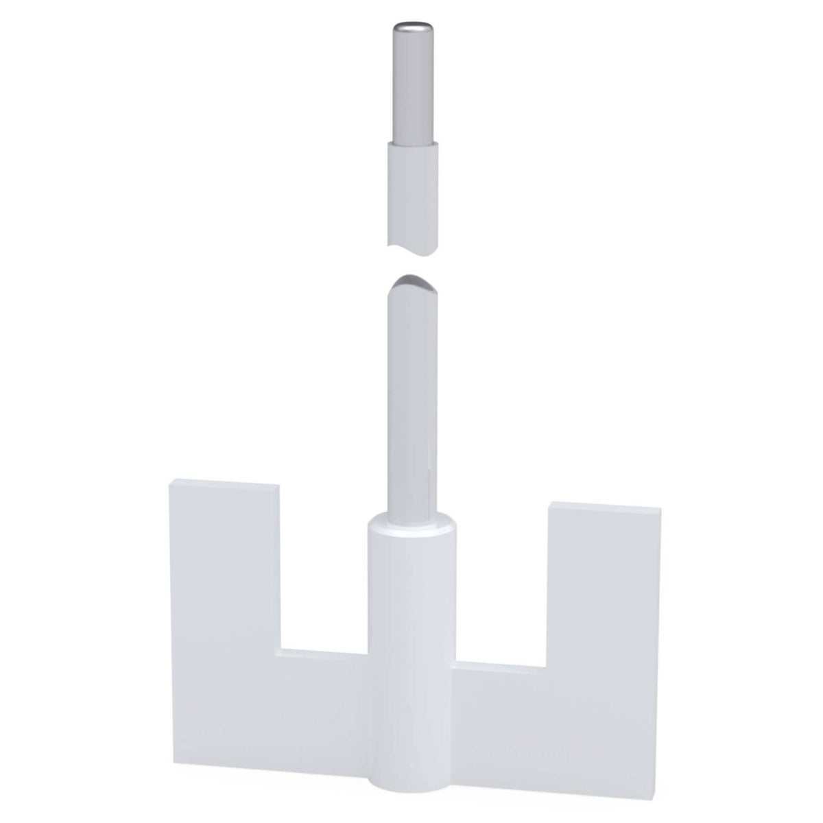 BOLA U-Shaped Stirrer Shafts (PTFE ) - L 1000 mm, Ø 10 mm, Ø 100x60 mm
