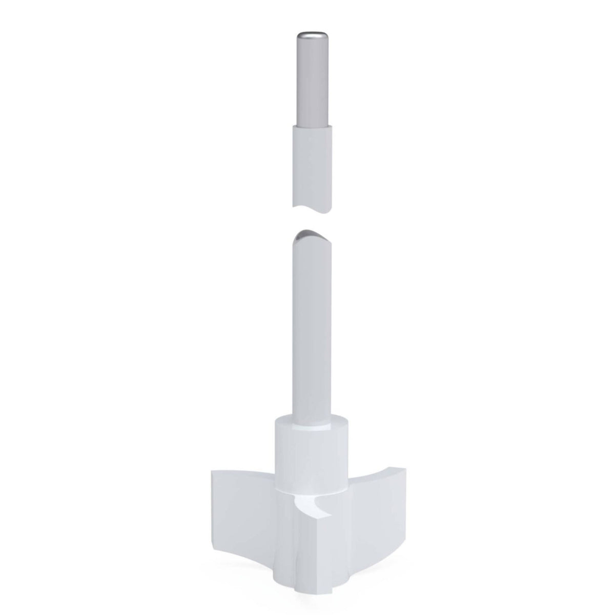 BOLA Impeller Stirrer Shafts (PTFE ) - L 450 mm, Ø 10 mm, a Ø 60 mm