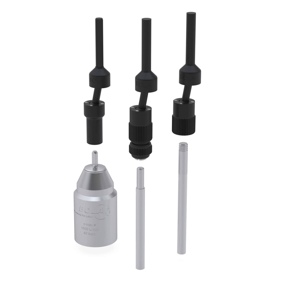 BOLA Globe Stirrer Couplings (POM ) - L 190 mm Ø 8 + 10 mm