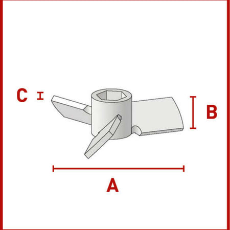 BOLA Propeller Blades (PTFE/PEEK Comp. ) - Ø 10 mm a Ø 75 mm