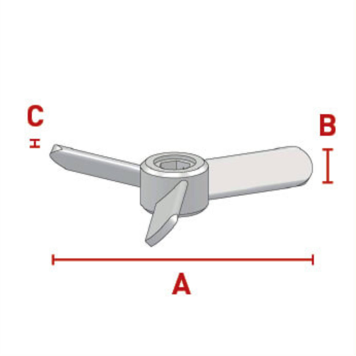 BOLA Maxi Propeller Blades (PTFE/PEEK Comp. ) - Ø 16 mm a Ø 200 mm