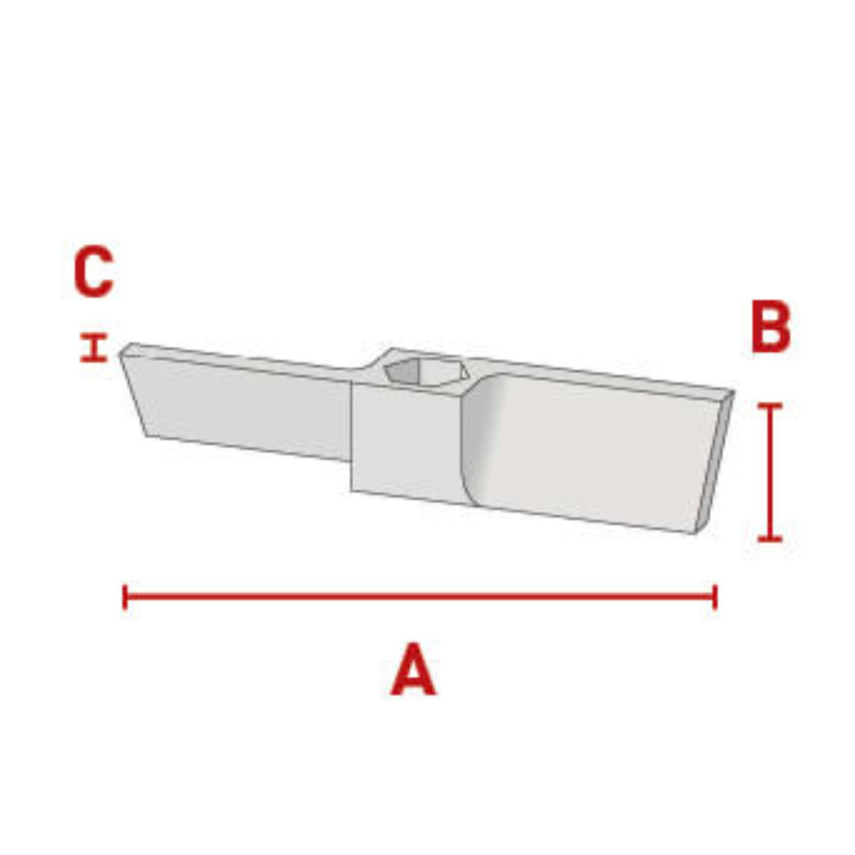 BOLA Paddle (PTFE/PEEK Comp. ) - Ø 10 mm a Ø 140 x 20 mm