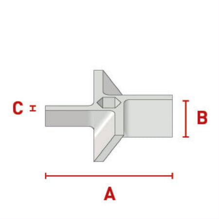 BOLA Propeller with 4 Blades (PTFE/PEEK Comp. ) - Ø 16 mm a Ø 140 mm
