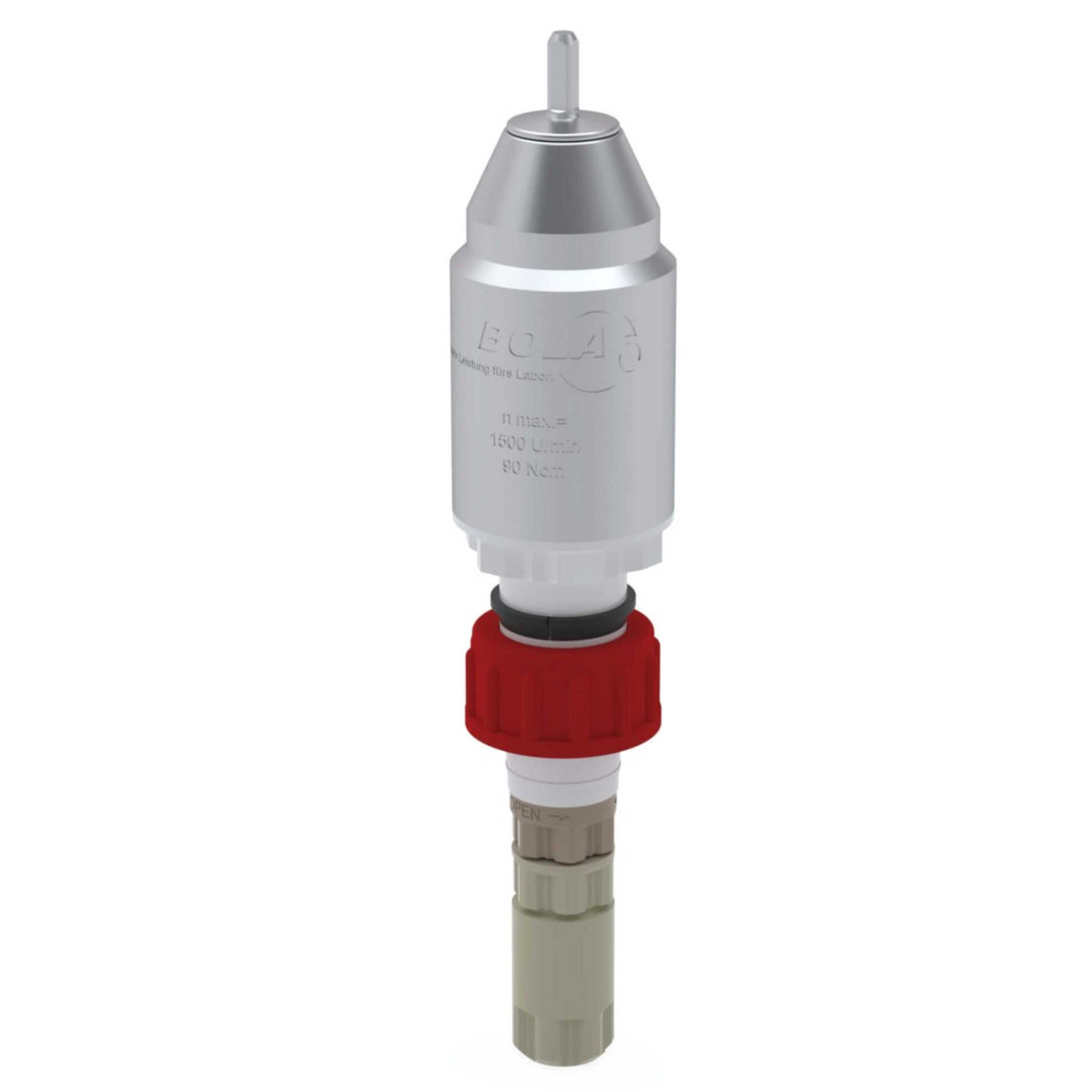 BOLA Magnetic Stirrer Heads (P-MRK) Rodaviss (PTFE/PEEK/STEEL ) - NS 29/32, Ø 8 mm