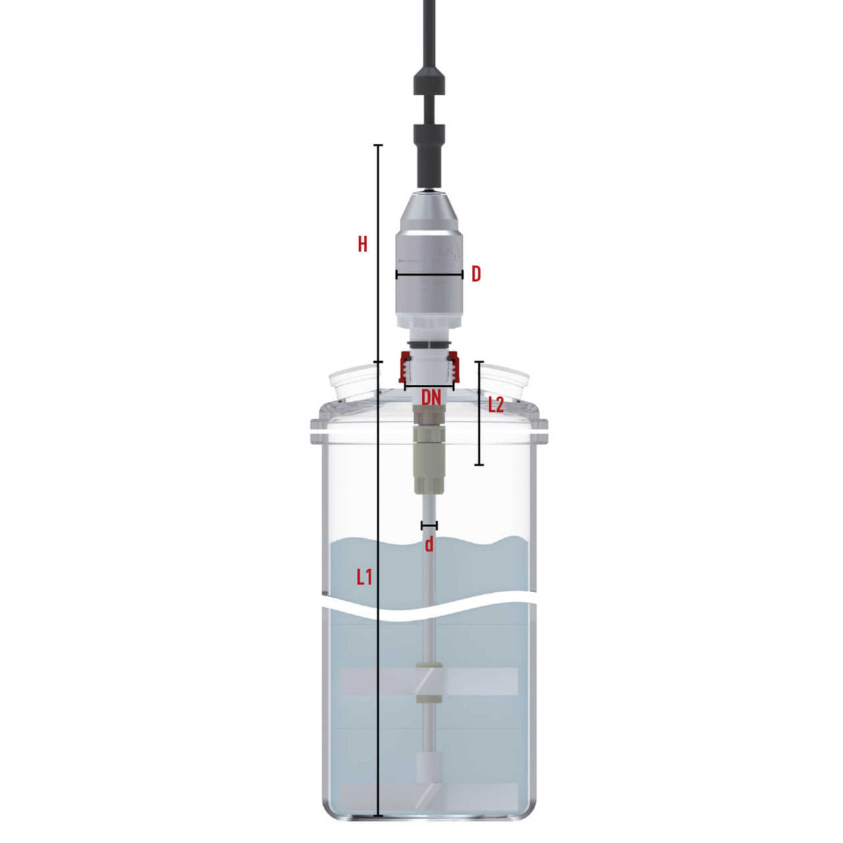 BOLA Magnetic Stirrer Heads (P-MRK) Rodaviss (PTFE/PEEK/STEEL ) - NS 29/32, Ø 10 mm