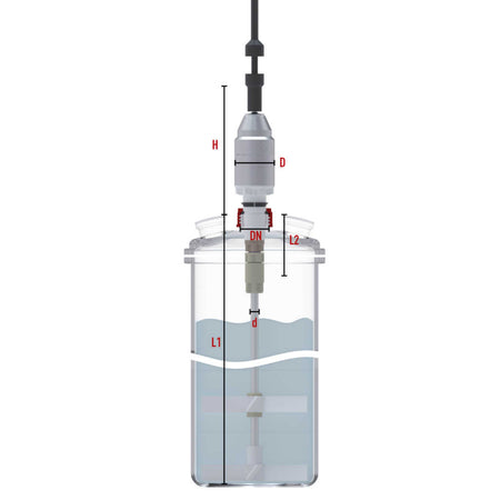 BOLA Magnetic Stirrer Heads (P-MRK) Rodaviss (PTFE/PEEK/STEEL ) - NS 29/32, Ø 10 mm