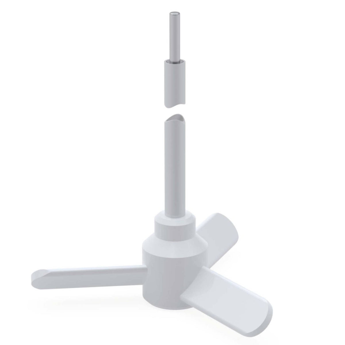 BOLA Maxi-Propeller Stirrer Shafts RCD (PTFE ) - L 1200 mm Ø 16 mm Rk 200 mm