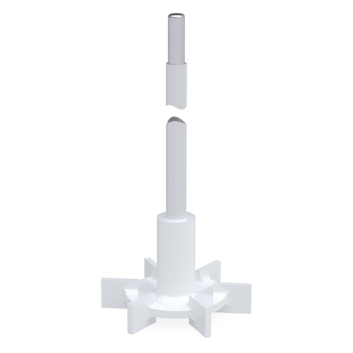 BOLA Discs Stirrer Shafts (PTFE ) - L 350 mm Ø 6 mm aØ 25 mm