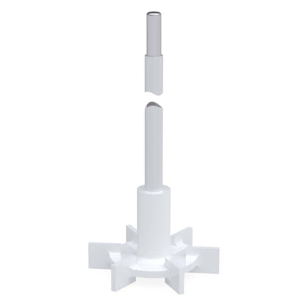BOLA Discs Stirrer Shafts (PTFE ) - L 350 mm Ø 6 mm aØ 25 mm