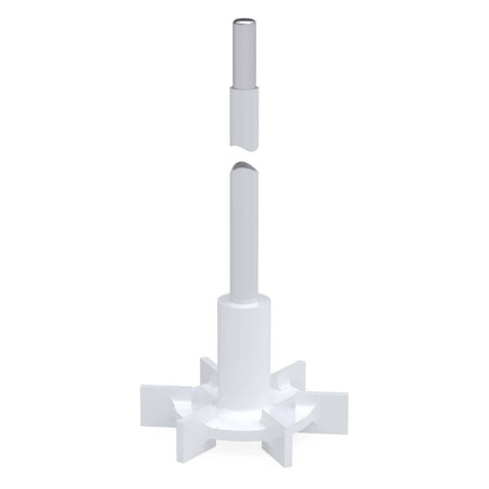 BOLA Discs STirrer Shafts (PTFE ) - L 1000 mm Ø 10 mm aØ 140 mm
