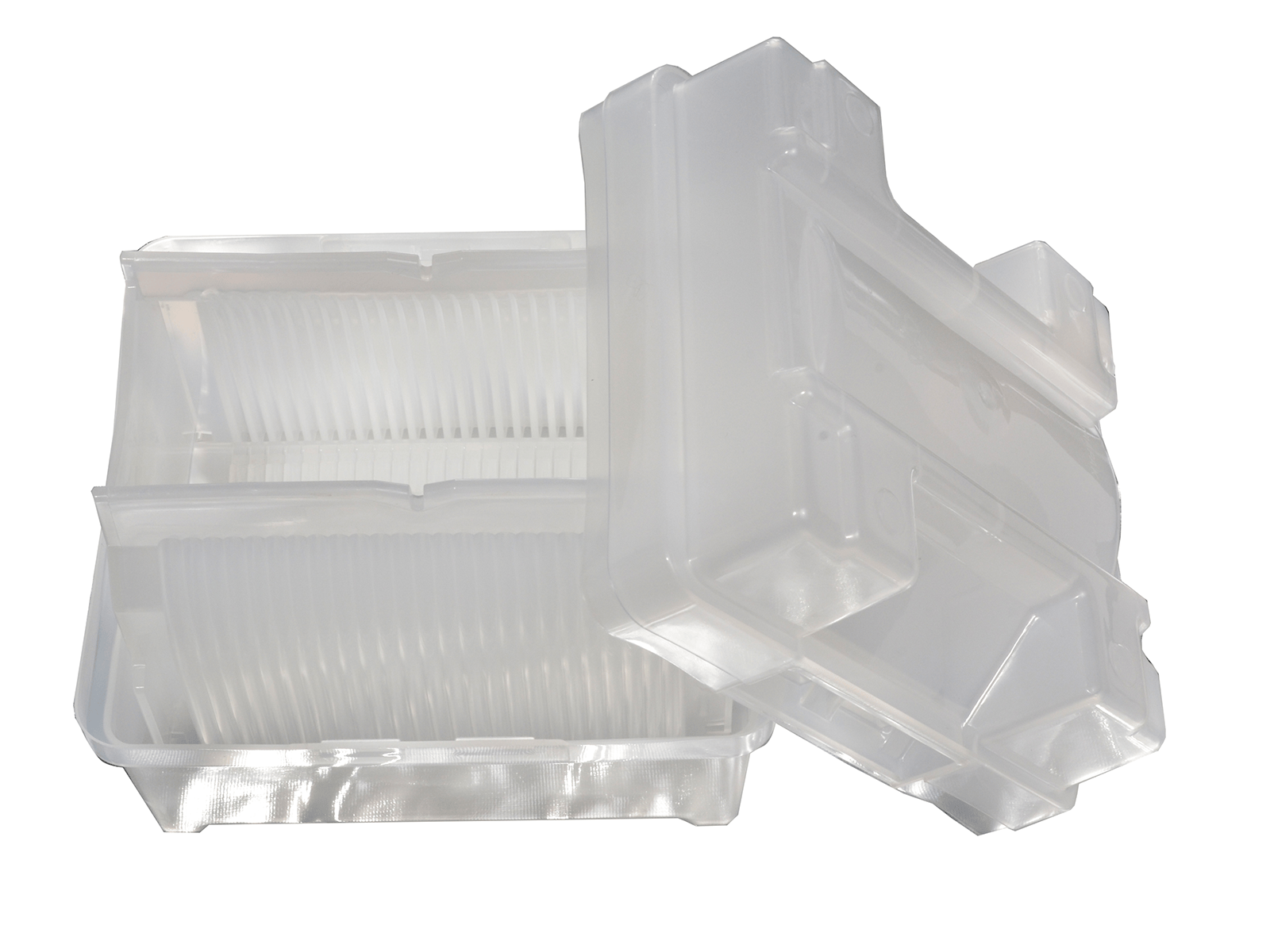 MSE PRO 5 pcs of 4 inch Diameter 25 Wafers Carrier Box, Polypropylene, Cleanroom Class 100 Grade, Wafer Carrier Cases, MSE Supplies LLC, MSE Supplies