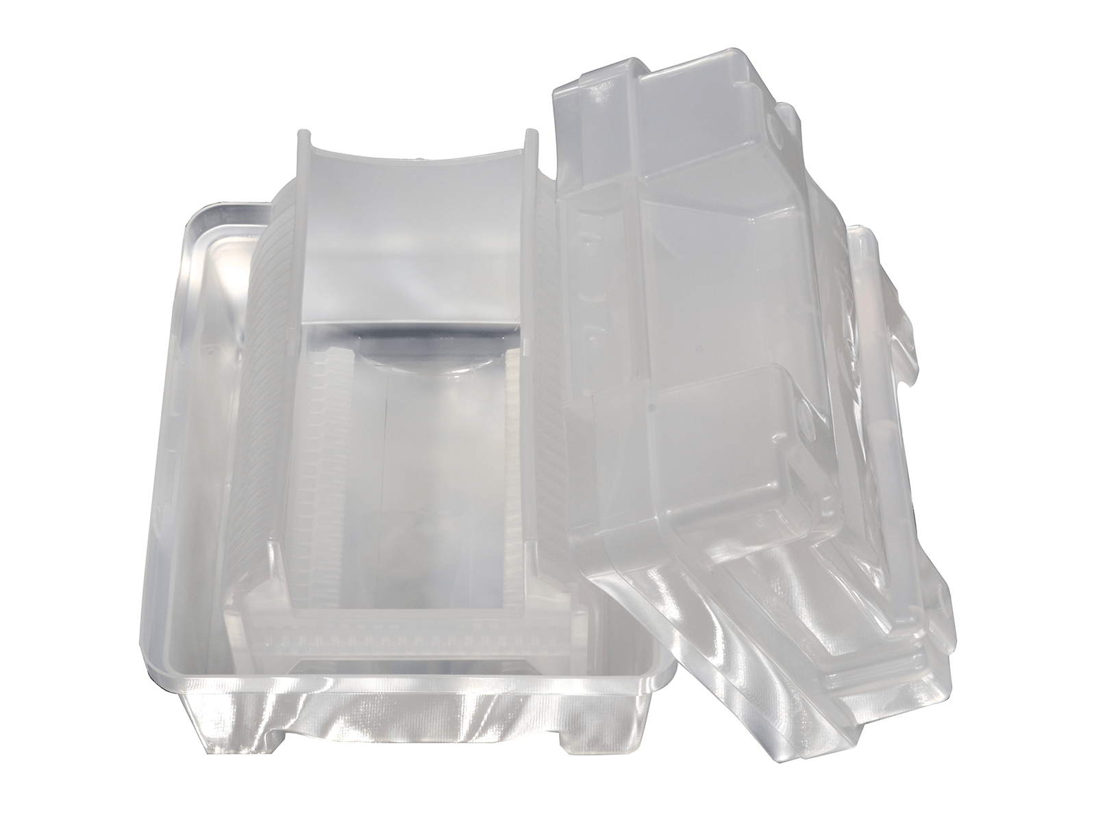 MSE PRO 5 pcs of 4 inch Diameter 25 Wafers Carrier Box, Polypropylene, Cleanroom Class 100 Grade, Wafer Carrier Cases, MSE Supplies LLC, MSE Supplies