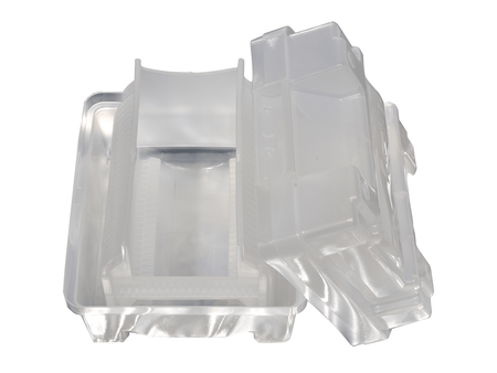 MSE PRO 5 pcs of 4 inch Diameter 25 Wafers Carrier Box, Polypropylene, Cleanroom Class 100 Grade, Wafer Carrier Cases, MSE Supplies LLC, MSE Supplies