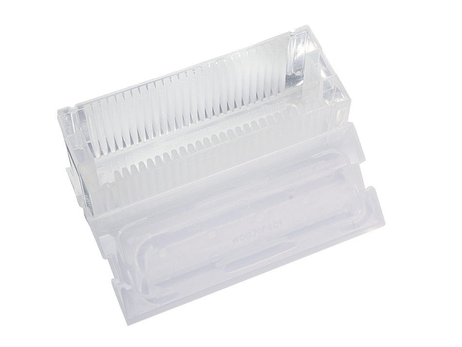 MSE PRO 5 pcs of 2 inch Diameter 25 Wafers Carrier Box, Polypropylene, Cleanroom Class 100 Grade, Wafer Carrier Cases, MSE Supplies LLC, MSE Supplies
