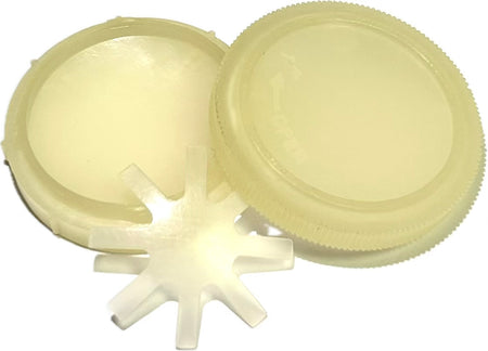 MSE PRO 1 Inch ESD Safe Single Wafer Carrier Case (Pack of 10), Antistatic Polypropylene, Cleanroom Class 100 Grade, Wafer Carrier Cases, MSE Supplies LLC, MSE Supplies