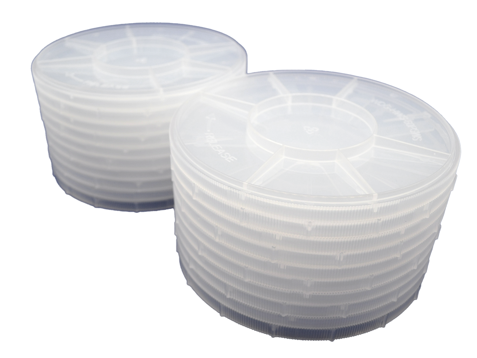 MSE PRO 6 Inch ESD Safe Single Wafer Carrier Case (Pack of 10), Antistatic Polypropylene, Cleanroom Class 100 Grade, Wafer Carrier Cases, MSE Supplies LLC, MSE Supplies