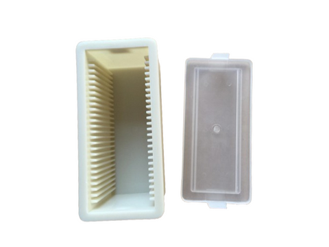 MSE PRO 5 pcs of 2.5 inch Diameter 25 Wafers Carrier Box, Cleanroom Class 100 Grade, Wafer Carrier Cases, MSE Supplies LLC, MSE Supplies