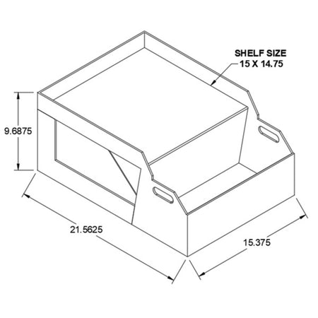 Scientific Plastic Deep Shelf Carboy Contain