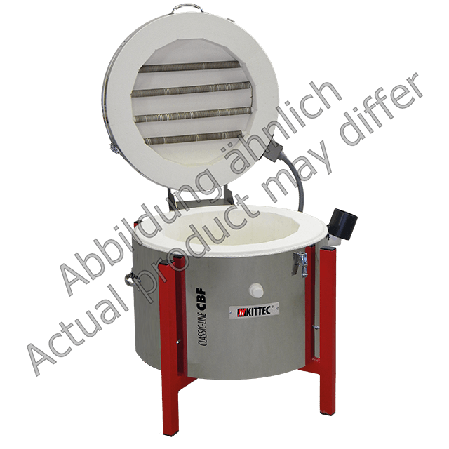 KITTEC CBF 115 S Classic-Line CBF electric fusing top-loader Kilns, up to 1,000°C - MSE Supplies LLC