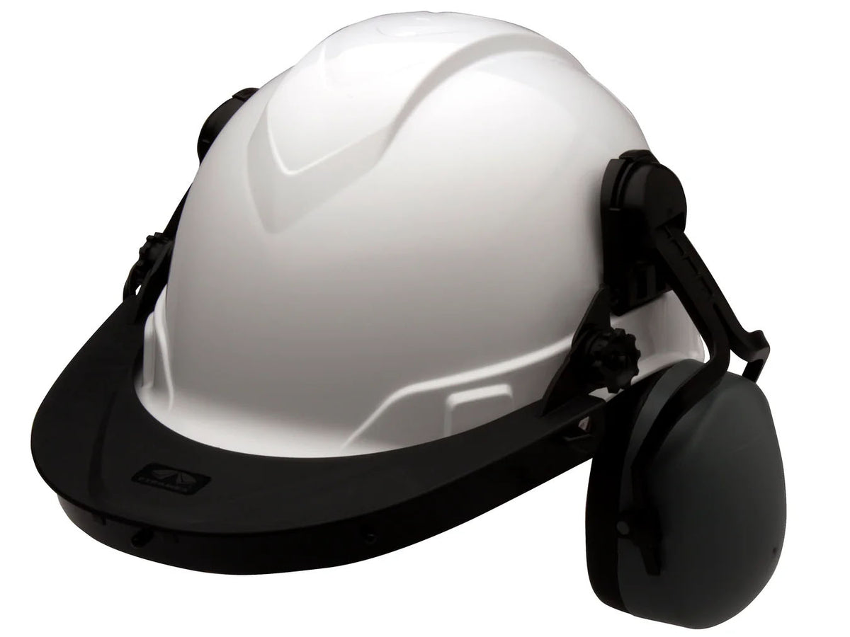 PYRAMEX Passive Earmuffs CM60 Series Cap Mounted Earmuffs, PK of 12 - MSE Supplies LLC