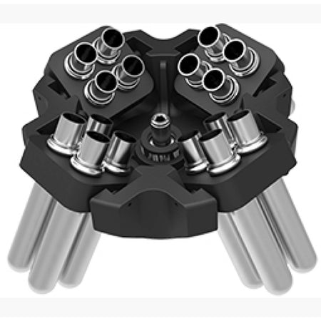 AHN myLab® 16x15mL swing rotor with SS tubes RCF 3485 g Adapters Universal Centrifuge Equipment