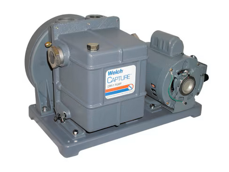Welch Capture Pump for Refrigerant Recovery and Transfer, 10.6 CFM - MSE Supplies LLC