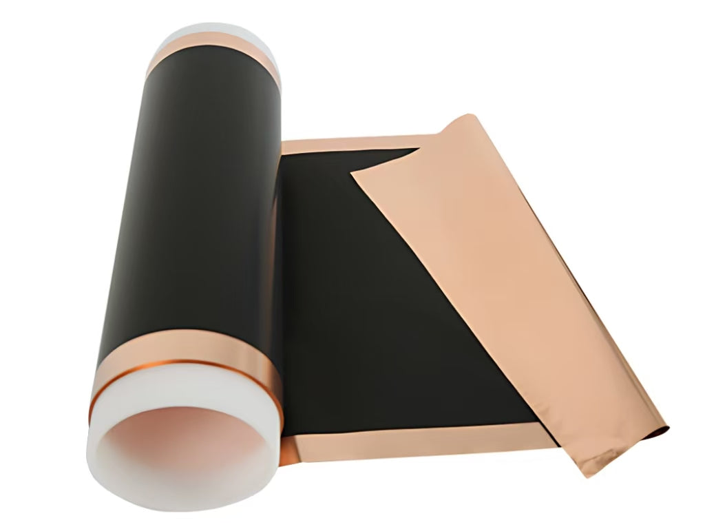 MSE PRO Double Sides Carbon Coated Copper Foil for Battery Cathode Substrate (190 mm W x 6 um Thickness), 1 kg, Chemicals and Compounds, MSE Supplies LLC, MSE Supplies