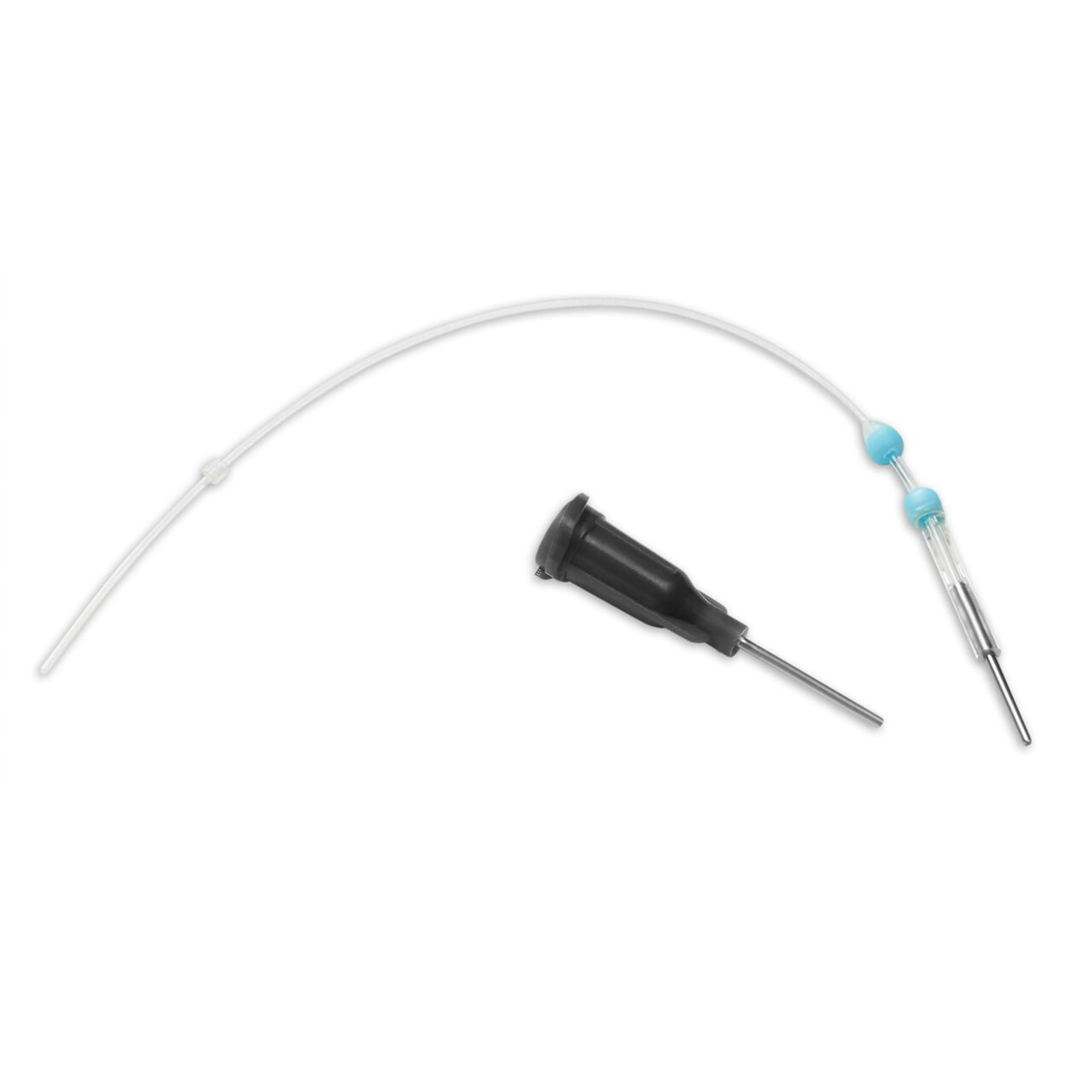 BASi Culex Sterile Catheter - SHORT - Jugular (Light Blue Bead) – Straight Tip - Animal Studies - BASi - MSE Supplies