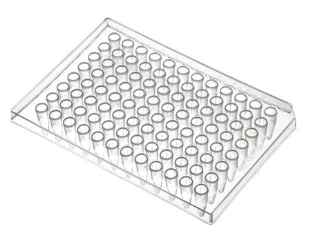 Biologix Half-Skirted PCR Plates, 96-Well for 0.2ml Tubes, Clear, 25/Pack, 100/Case