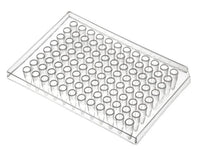 Biologix Half-Skirted PCR Plates, 96-Well for 0.2ml Tubes, Clear, 25/Pack, 100/Case