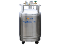 Antech 100L Liquid Nitrogen Container (Self-Pressurized) With Float Type Liquid Level Meter, Cryogenic Storage, Antech, MSE Supplies