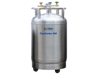 Antech 200L Liquid Nitrogen Container (Self-Pressurized) With Float Type Liquid Level Meter, Cryogenic Storage, Antech, MSE Supplies