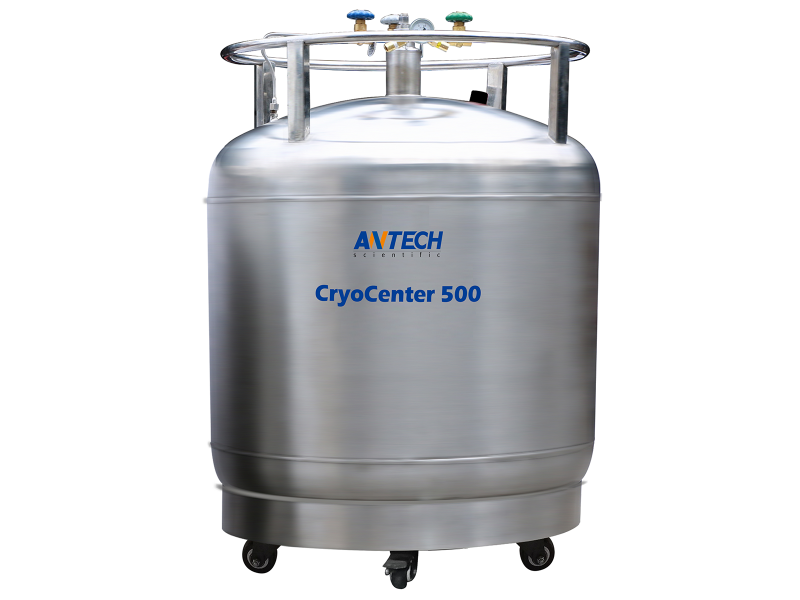 Antech 500L Liquid Nitrogen Container (Self-Pressurized ) With Pressure Building Regulator & Float Type Liquid Level Meter, Cryogenic Storage, Antech, MSE Supplies