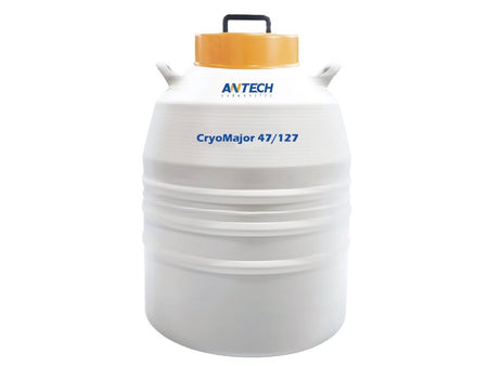Antech 47L Liquid Nitrogen (LN<sub>2</sub>) Dewar, With 10 Canisters, Cryogenic Storage, Antech, MSE Supplies