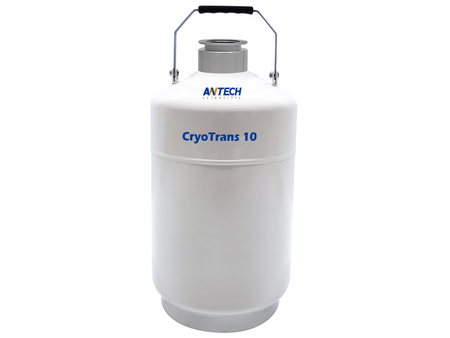 Antech 10L Liquid Nitrogen (LN<sub>2</sub>) Dewar, for LN<sub>2</sub> Storage & Transportation, Cryogenic Storage, Antech, MSE Supplies