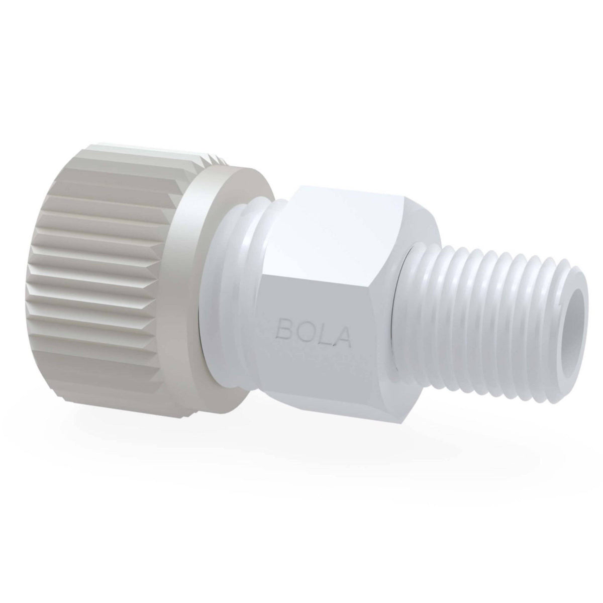 BOLA Screw-In Tube Fittings (PTFE/PTFE-GF ) - Ø 12 mm, NPT 1/2"