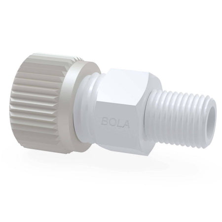 BOLA Screw-In Tube Fittings (PTFE/PTFE-GF ) - Ø 12 mm, NPT 1/2"