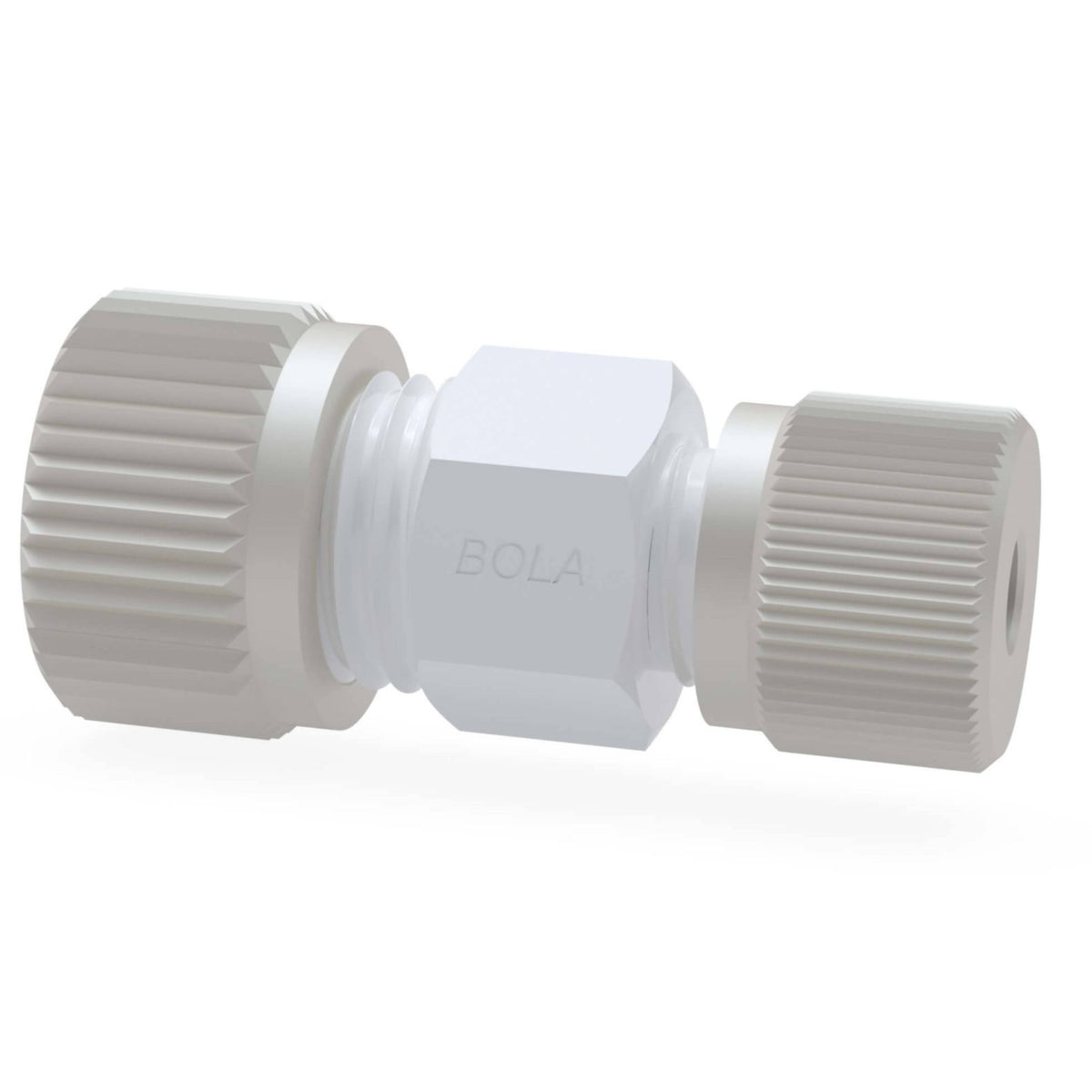 BOLA Reducing Unions (PTFE/PTFE-GF ) - A= Ø 12mm B= Ø 10mm