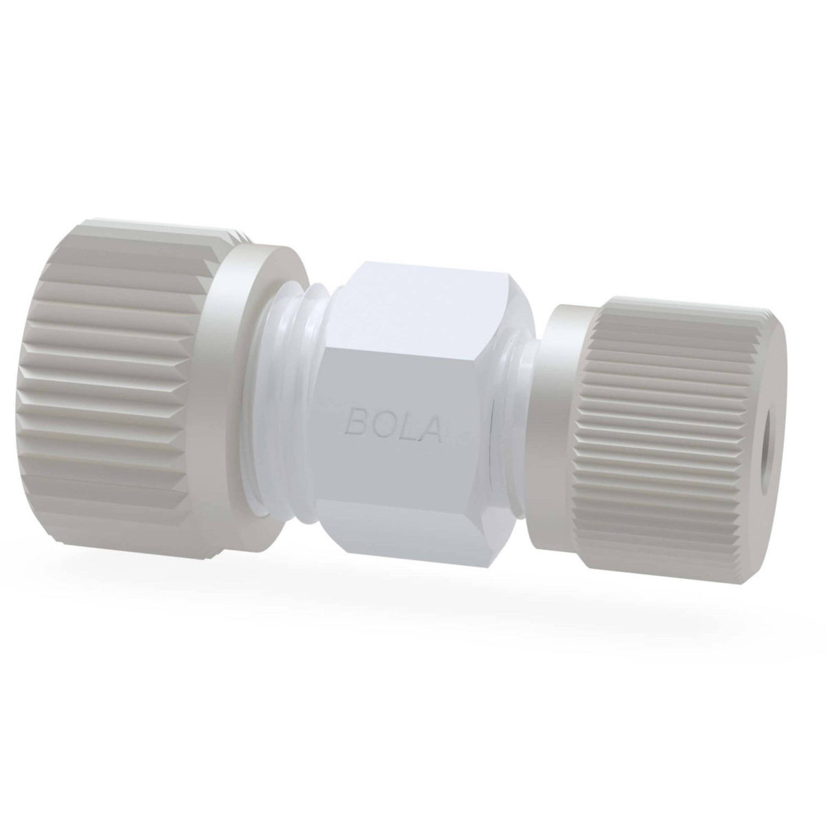 BOLA Reducing Unions (PTFE/PTFE-GF ) - A= Ø 12mm B= Ø 4mm