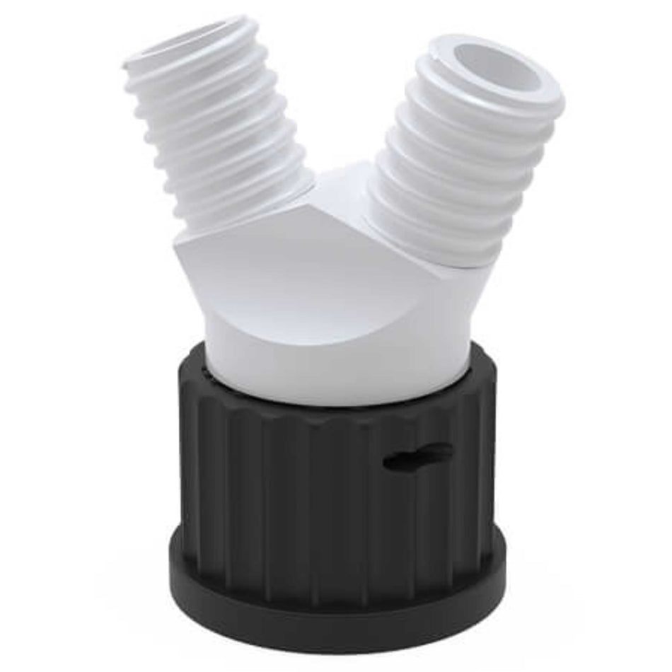 BOLA Multiple Distributors for Bottles (PTFE/PPS ) - GL 45, 4 x GL 25, max. Ø 14 mm