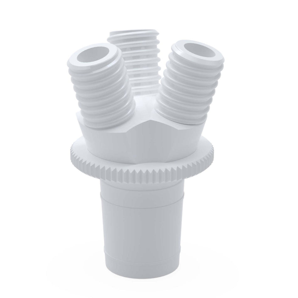 BOLA Reactor Multiple Distributor with Ground Joint (PTFE ) - NS 14/23, 3x GL14, max. Ø 8 mm