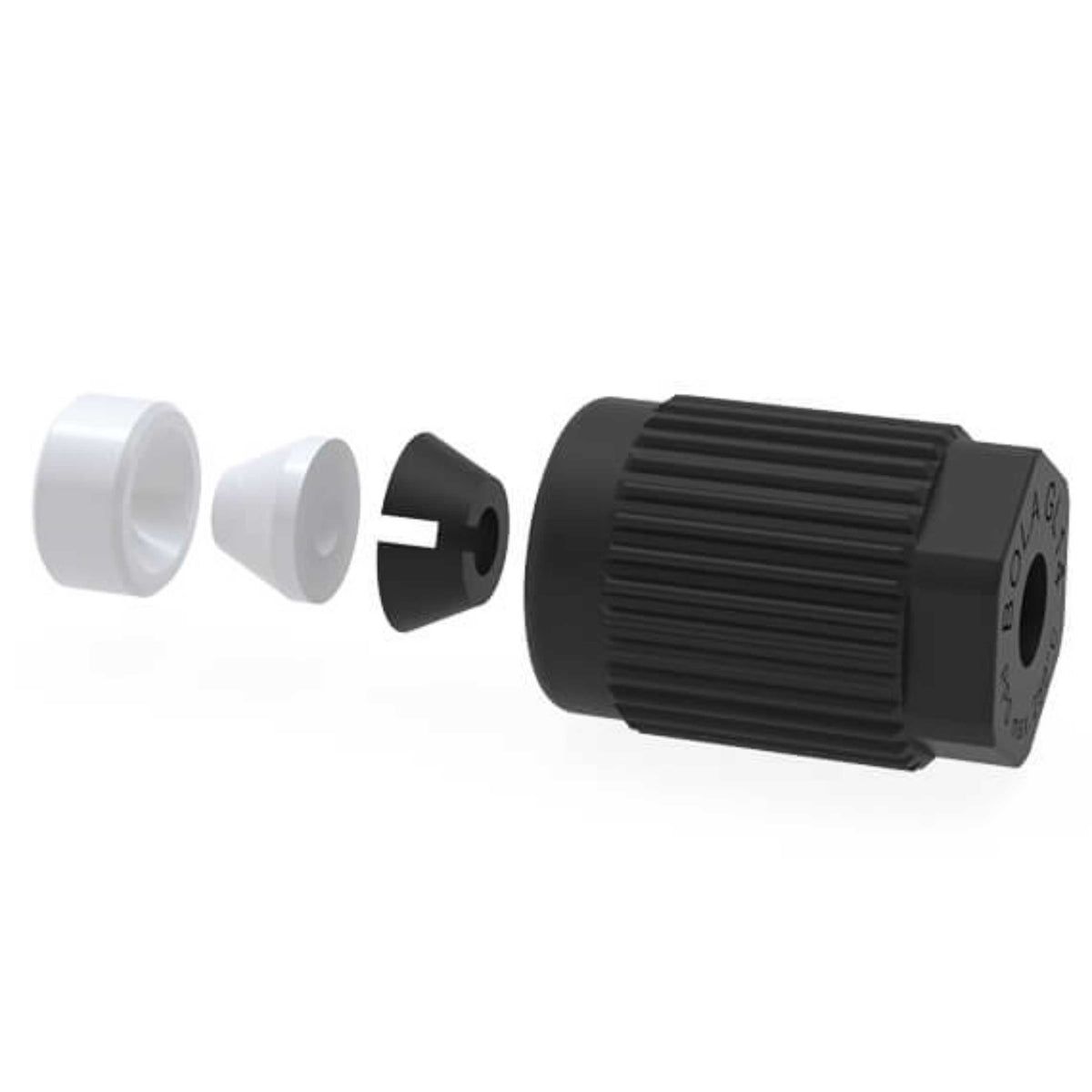 BOLA HT Laboratory Screw Joints (PPS/PTFE ) - GL 18 Ø 9,52 mm SW 22