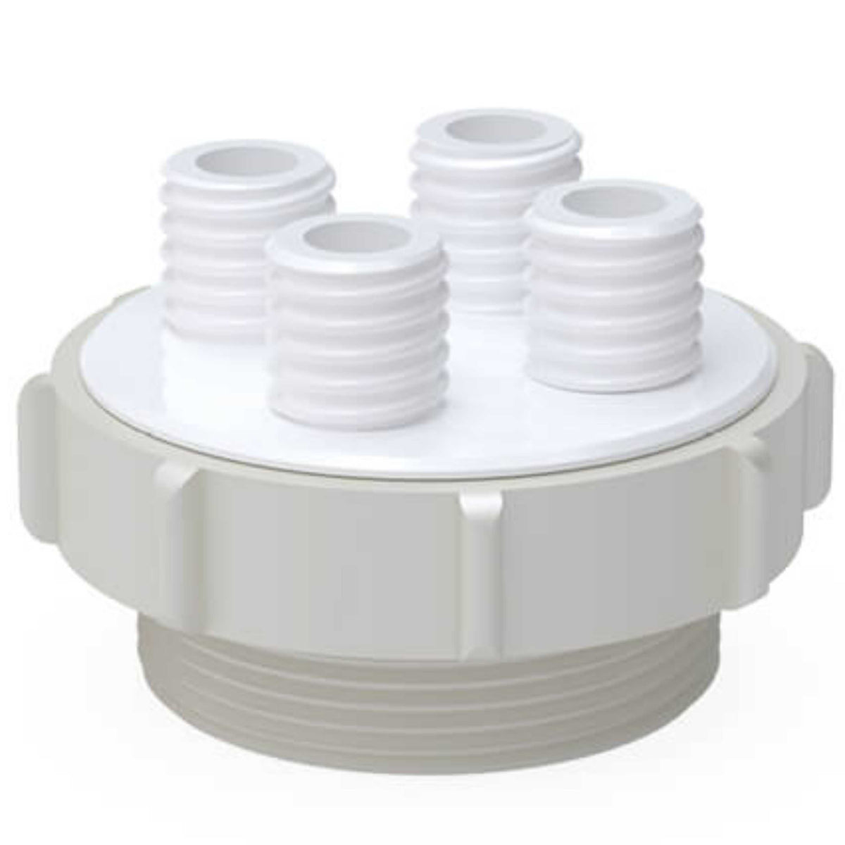 BOLA Multiple Distributors for Barrels (PTFE/PTFE-GF ) - Tri-Sure 2", 2x GL18 / 1x GL25