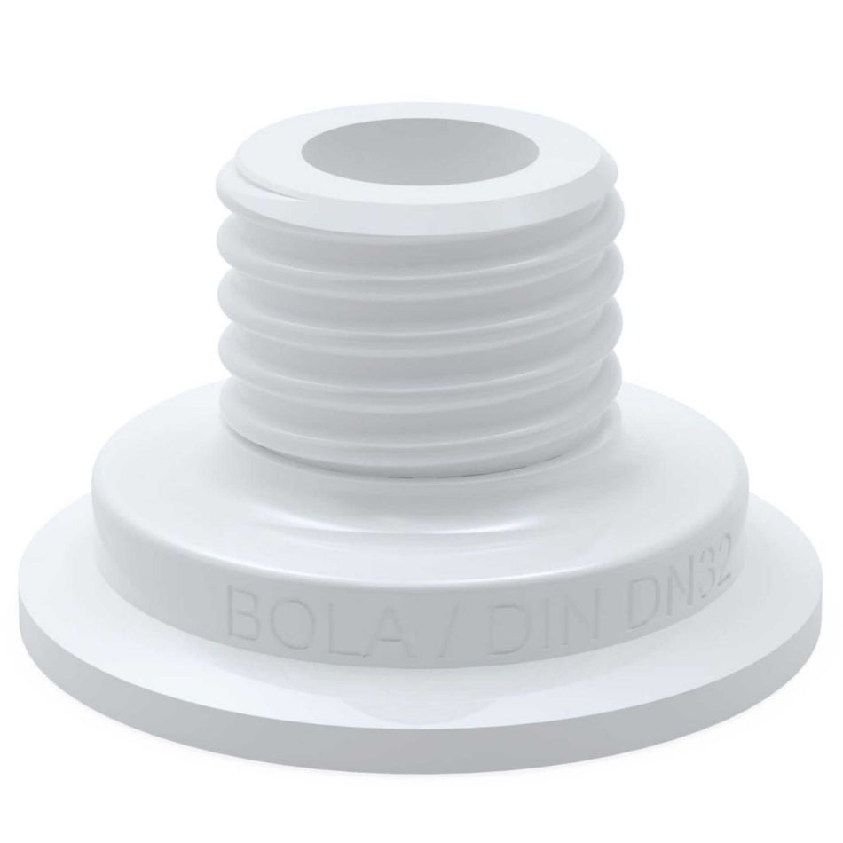 BOLA Tri-Clamp GL-Adaptor (PTFE ) - DN 25, 26,0 mm / GL 14