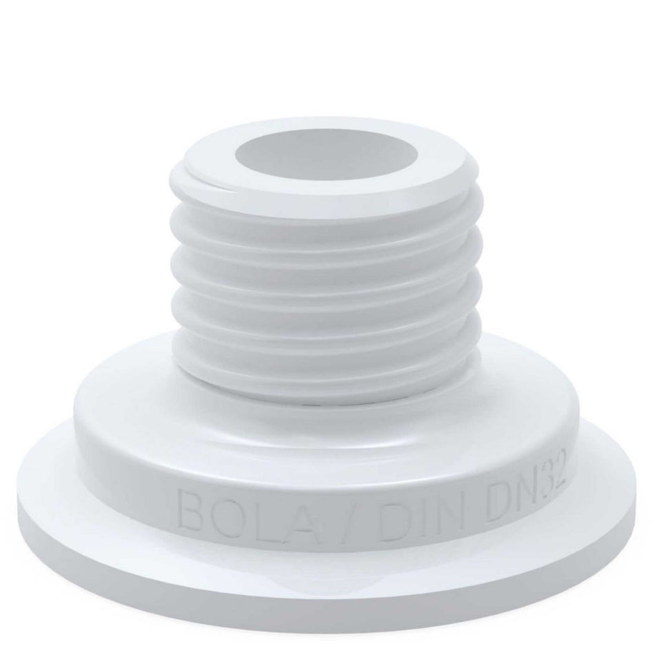 BOLA Tri-Clamp GL-Adaptor (PTFE ) - DN 40, 38,0 mm / GL 45