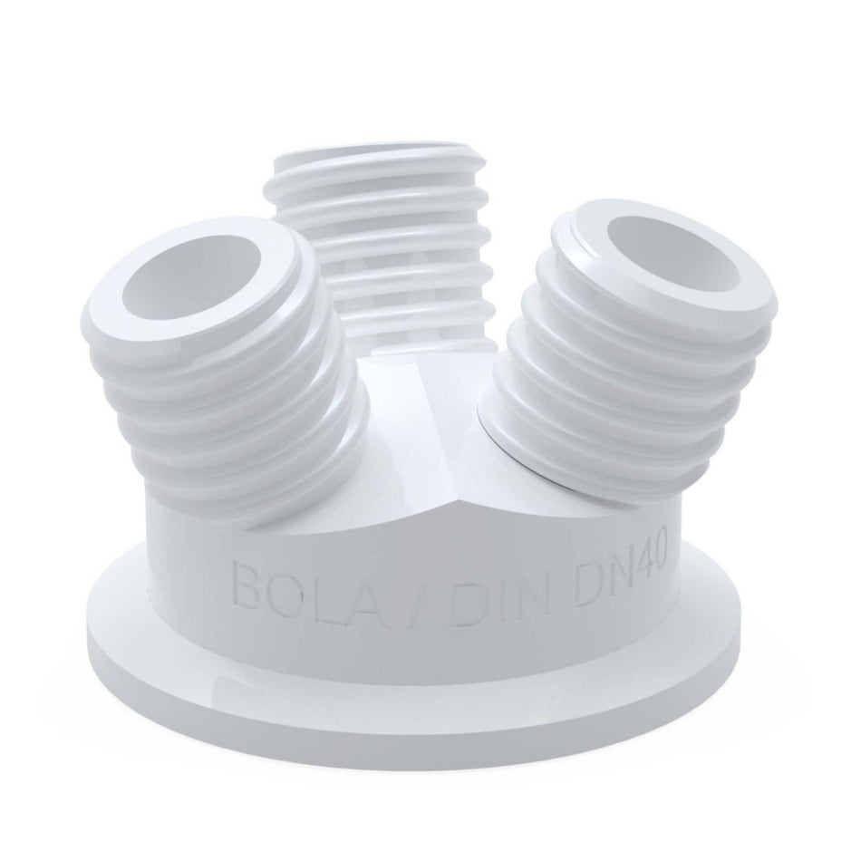 BOLA Multiple Distributor Tri-Clamp (PTFE ) - DN 40, 38,0 mm / 3 x GL 18