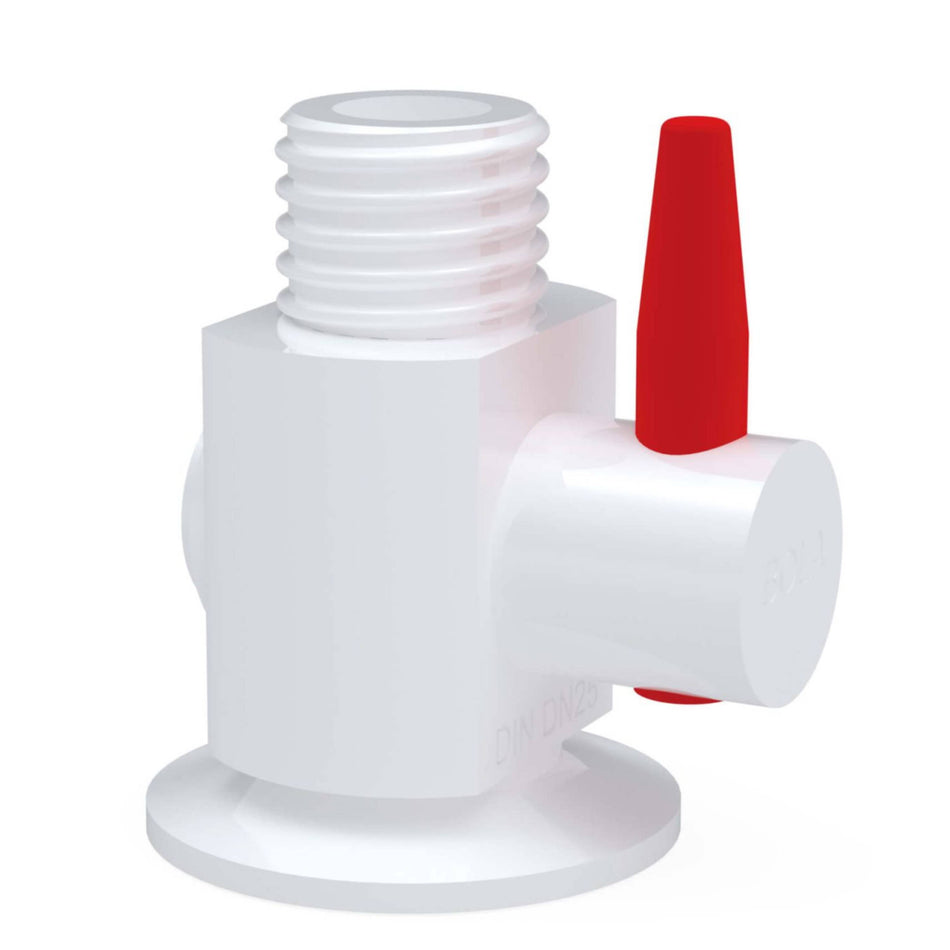 BOLA Tri-Clamp GL-Stopcocks (PTFE ) - DN 08, Ø 8 mm